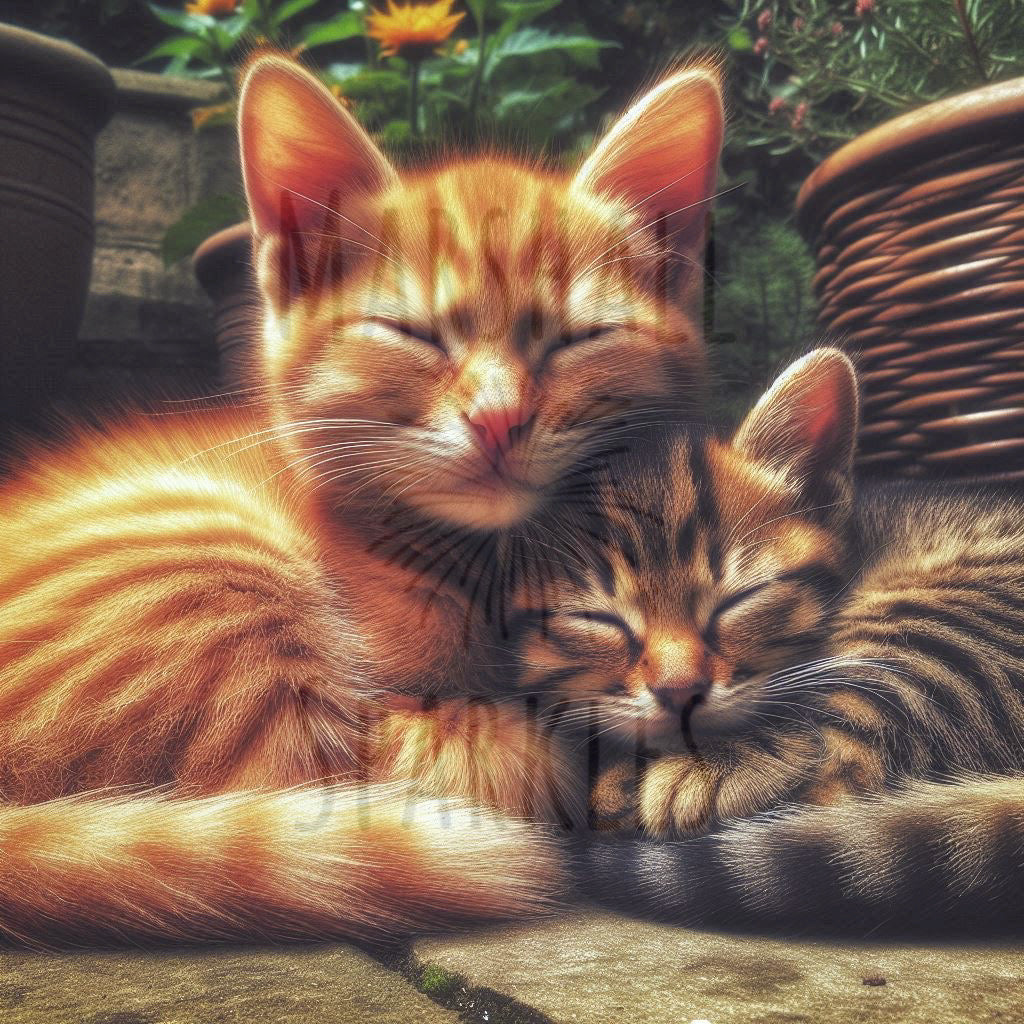 Kittens ©  50x50 (print to order)