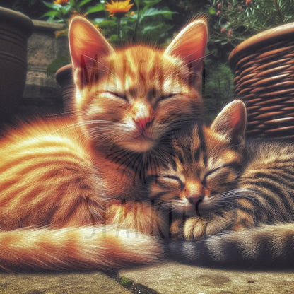 Kittens ©  50x50 (print to order)