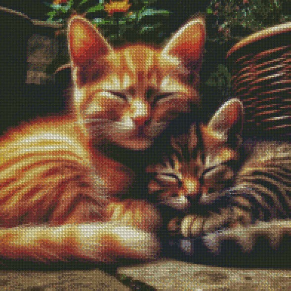 Kittens ©  50x50 (print to order)