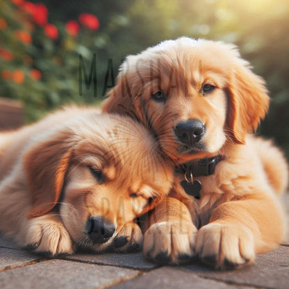 Golden Retriever ©  50x50 (print to order)