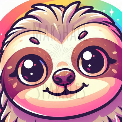 Sloth 30x30 © (print to order)