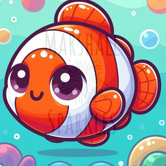 Clown Fish © 30x30