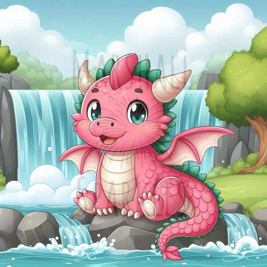 Waterfall Dragon © 50x50