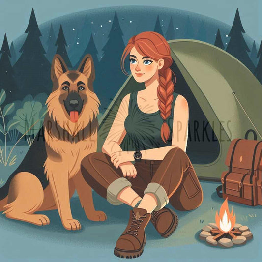 Charlie Camping © 60x60 by Katie Mayo-Jackson (PTO)