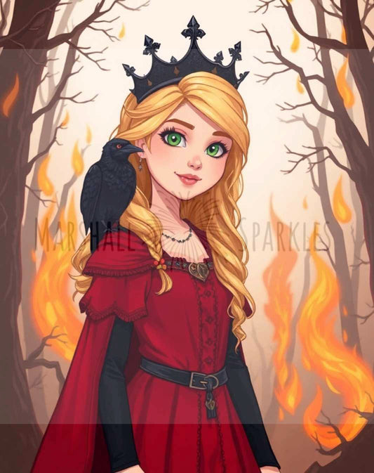 Raven Princess 2 © 60x75 by Katie Mayo-Jackson (PTO)