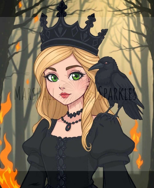 Raven Princess 1 © 60x75 by Katie Mayo-Jackson (PTO)
