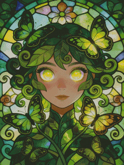 The Guardian of Butterflies © 60x80
