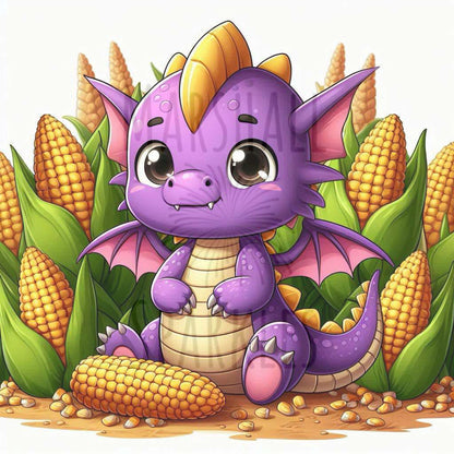 12 Months of Dragons ( 13 canvas, Free Birthday Dragon) © 30x30