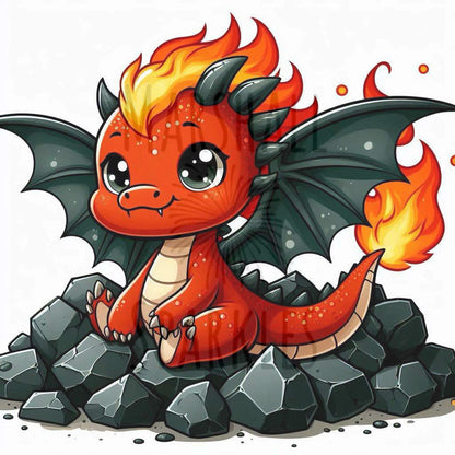 12 Months of Dragons ( 13 canvas, Free Birthday Dragon) © 30x30