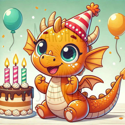 12 Months of Dragons ( 13 canvas, Free Birthday Dragon) © 30x30