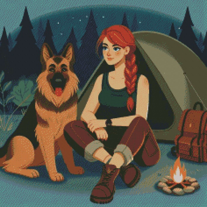 Charlie Camping © 60x60 by Katie Mayo-Jackson (PTO)