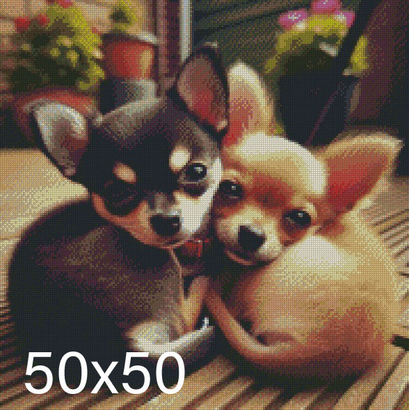 Chihuahua ©  50x50 (print to order)