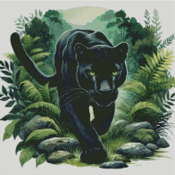 Panther on the Prowl © 50x50