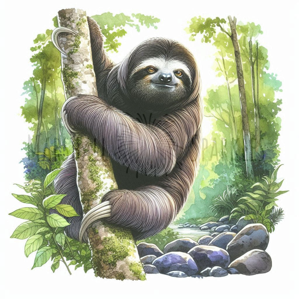 Sloth on the Prowl © 50x50