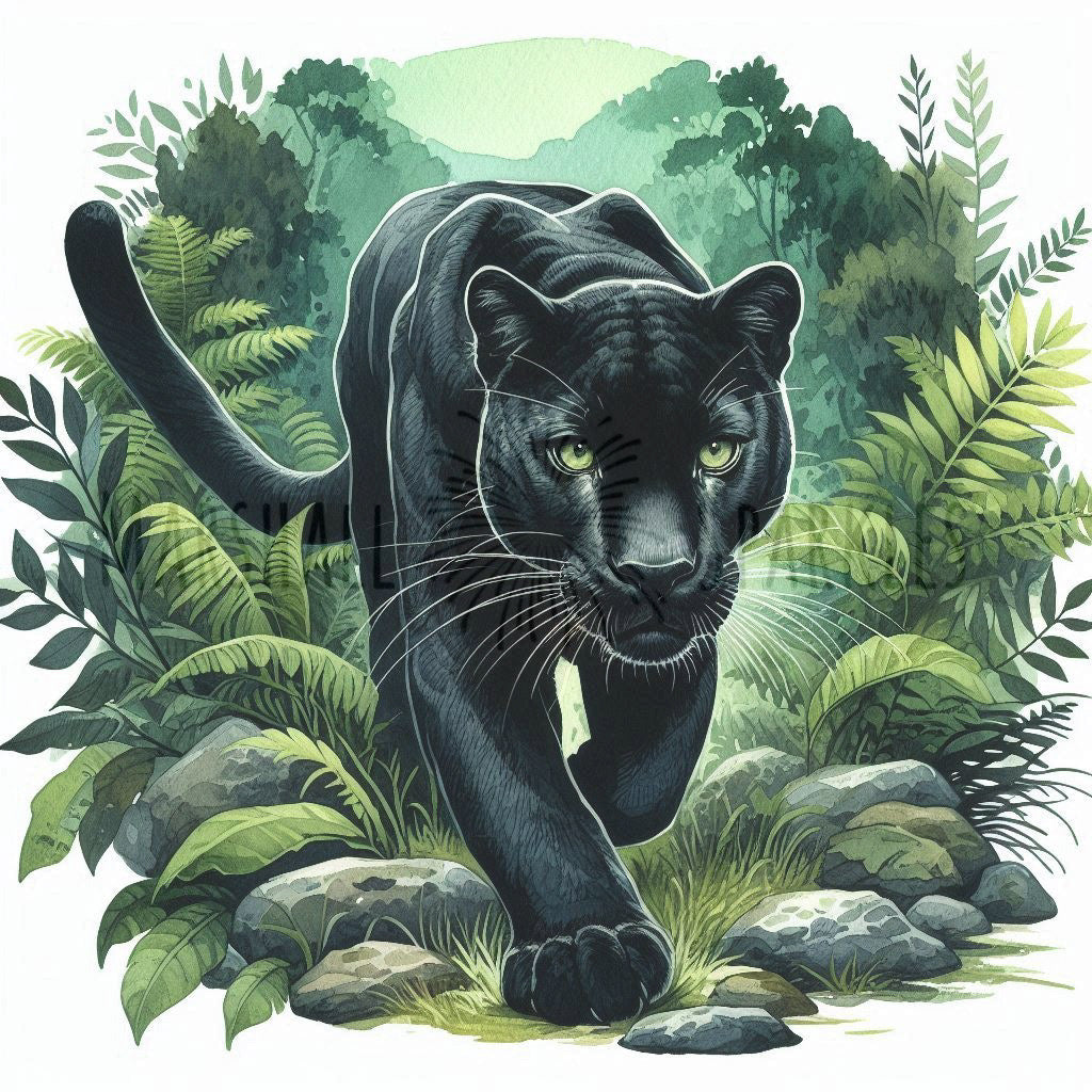 Panther on the Prowl © 50x50