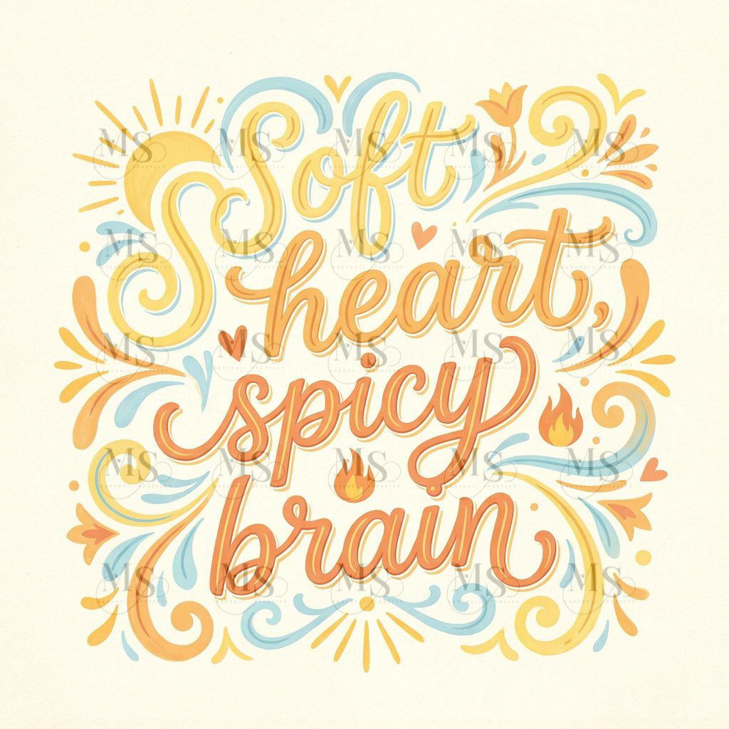 Soft Heart Spicy Brain © 50x50