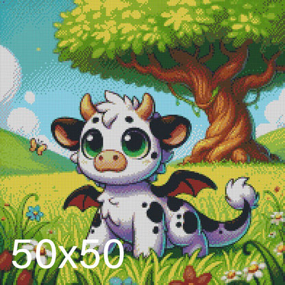Dragon Cow © by Overton Designs 50x50 (PTO)