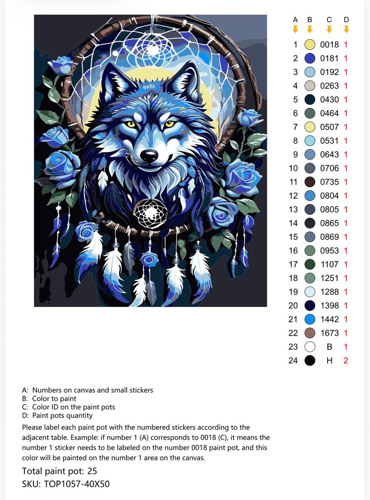 Spirit of the Blue Moon TOP1057 © 40x50