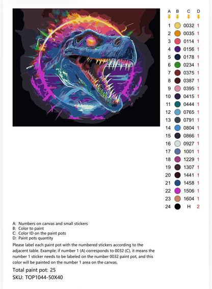 Dino TOP1044 © 50x40