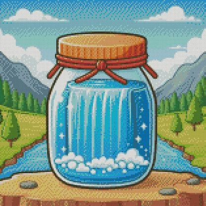 Jar of Farts - Rainbow 40x40 - (print to order)