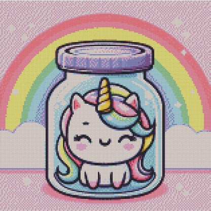 Jar of Farts - Rainbow 40x40 - (print to order)