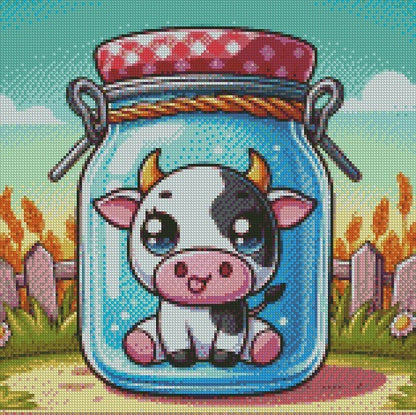 Jar of Farts - Cow 40x40 - (print to order)