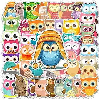 Owl Sticker (Pack of 5)