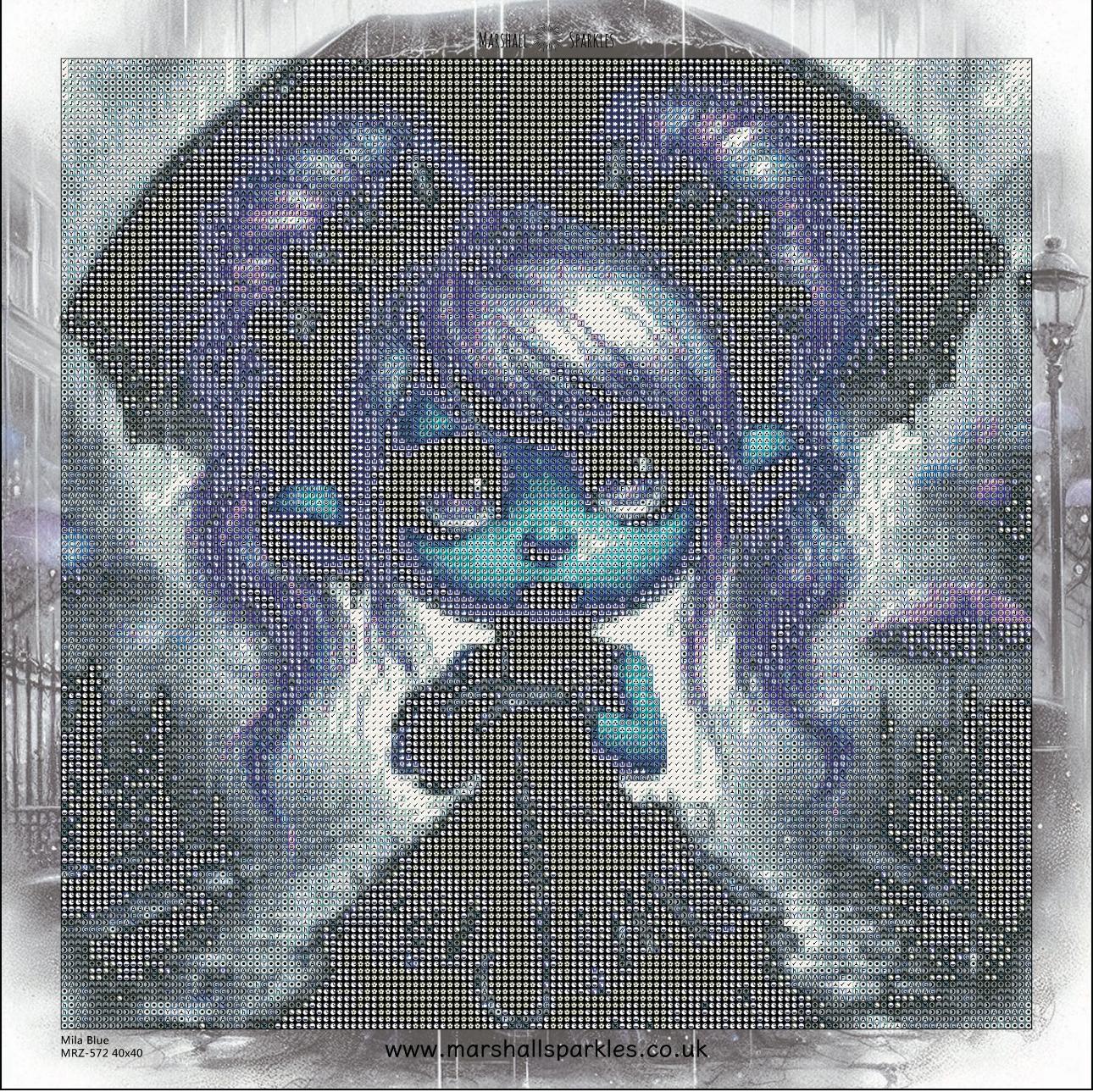 Mila Blue © 40x40 (print to order)