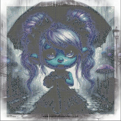 Mila Blue © 40x40 (print to order)